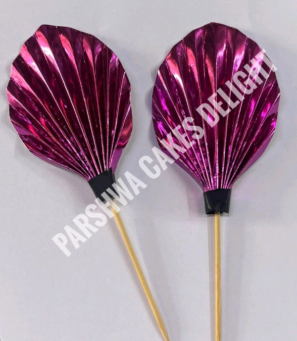 Palm Leaf - Dark Pink, 2 Pcs