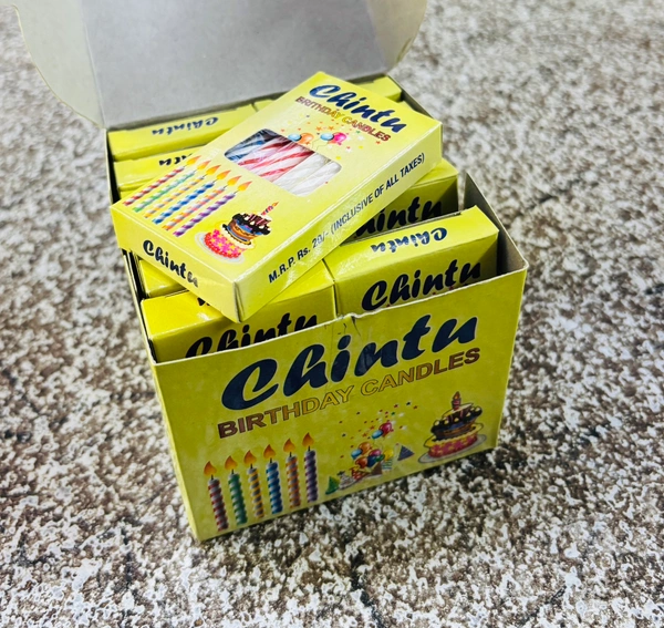 Chintu Twisted Candle Box - 168 Candles