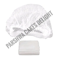 White Hairnet for Cooking and Baking - 80 Pcs Pack