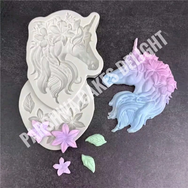 Unicorn Fondant Mould  - 1 Pc