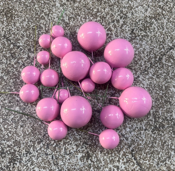 Imported Faux Balls - Nude Pink, 2Cm - 2.5Cm - 3Cm - 4Cm