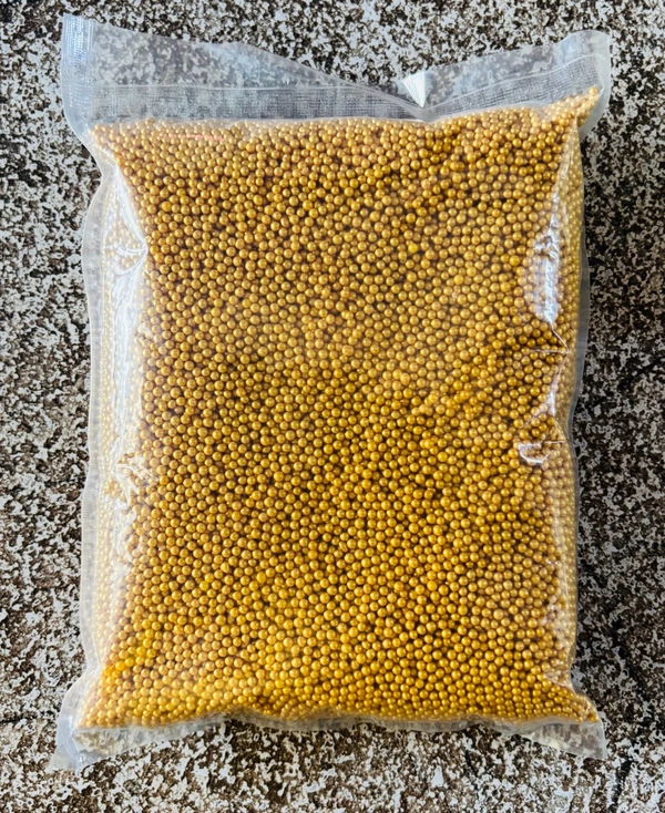 Gold Sprinkle Balls - Medium 1 Kg Pack