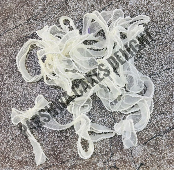 Pearl Organza Ribbon  - Delight 9, 3 Mtr