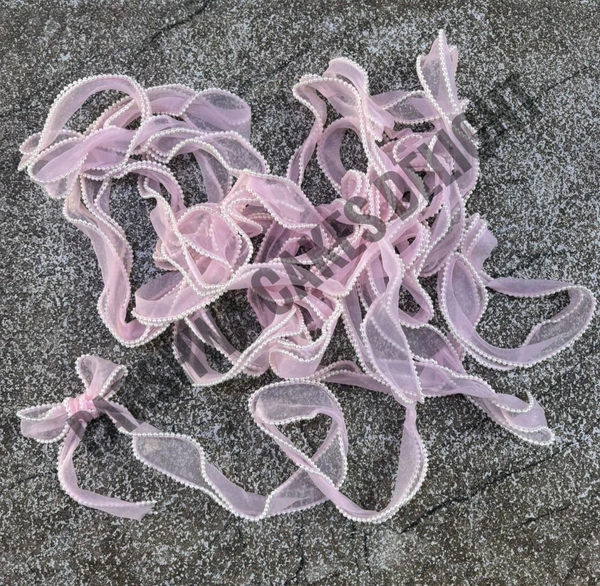 Pearl Organza Ribbon  - Delight 12, 3 Mtr