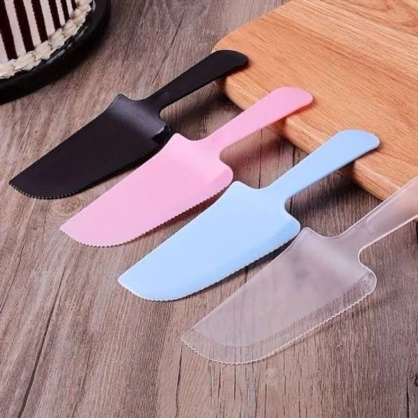Plastic Knife & Server - 100 Pcs Pack, Assorted colours