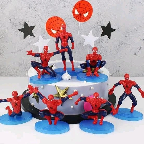 Jumbo Spiderman Toy Set - 7 Pcs Set