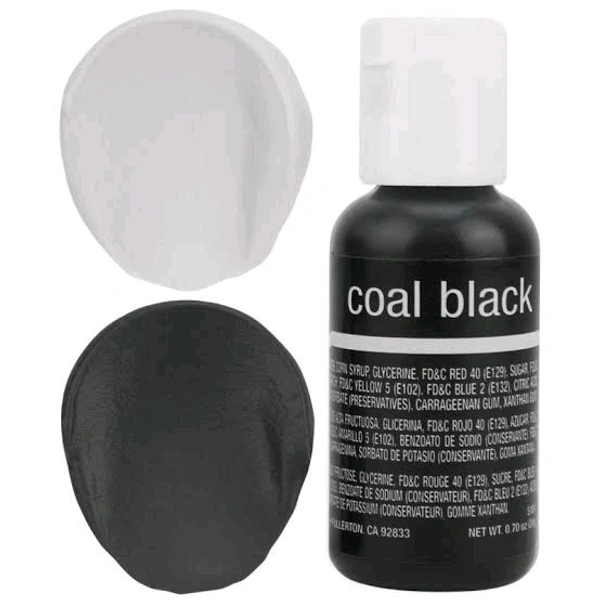 Chefmaster Liqua- Gel colour - Coal Black, 1 Pc