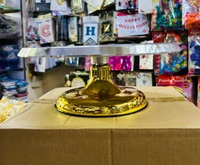 Gold Steel Turntable  - 1 Pc