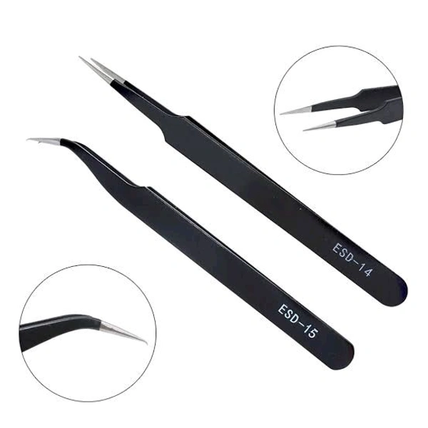 3 Pcs Tweezer Set