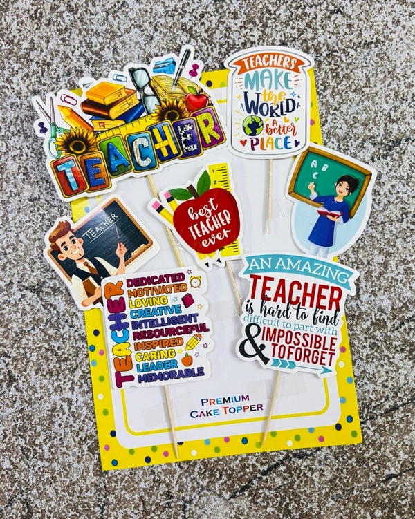 Teacher Paper Theme Topper