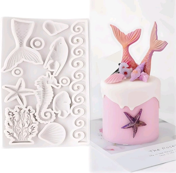Sea Life Fondant Mould - 1 Pc