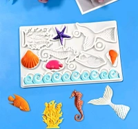 Sea Life Fondant Mould - 1 Pc