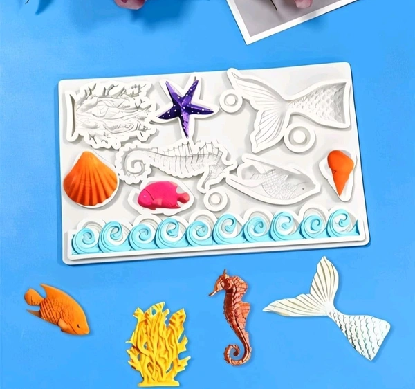 Sea Life Fondant Mould - 1 Pc