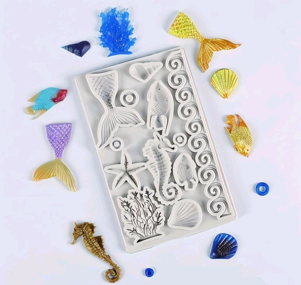 Sea Life Fondant Mould - 1 Pc