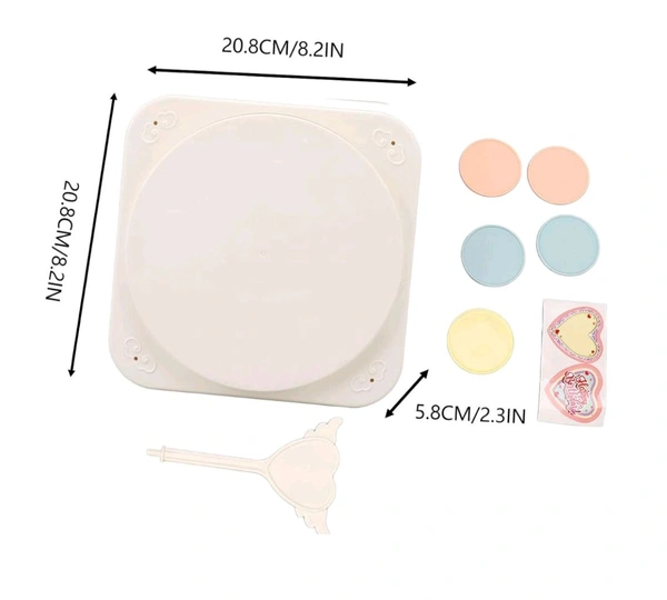 360 Degree Rotating Cupcake Stand - 5PC Cupcake