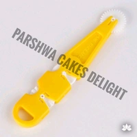 Fondant Cutter & Embosser Yellow  - 1 Pc