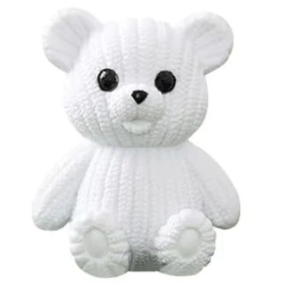 Miniature Teddy Bear - White, 1 Pc