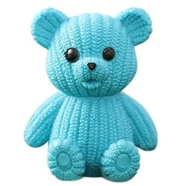 Miniature Teddy Bear - Blue, 1 Pc