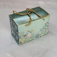 Diwali Festive Gift Hamper Box - 10 Pcs Pack, 7*4*5 Inches, Green Floral