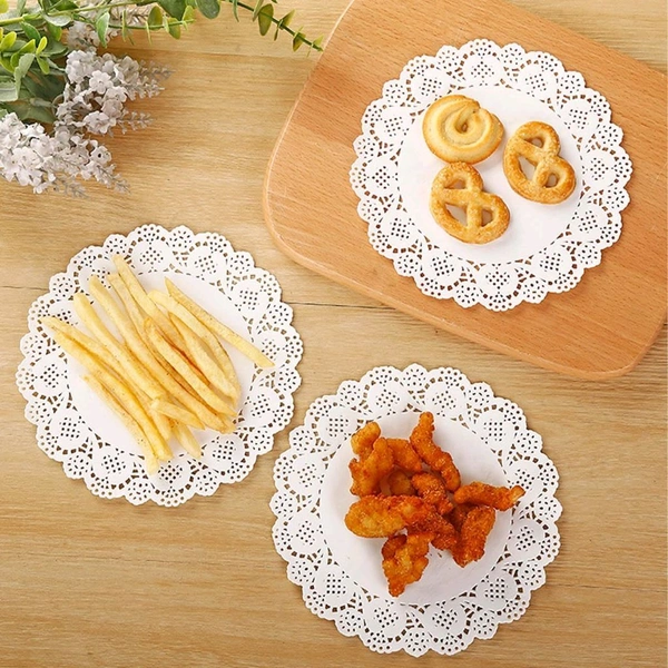 Round Paper Doilies - 4.5 Inches, 100 Pcs Pack
