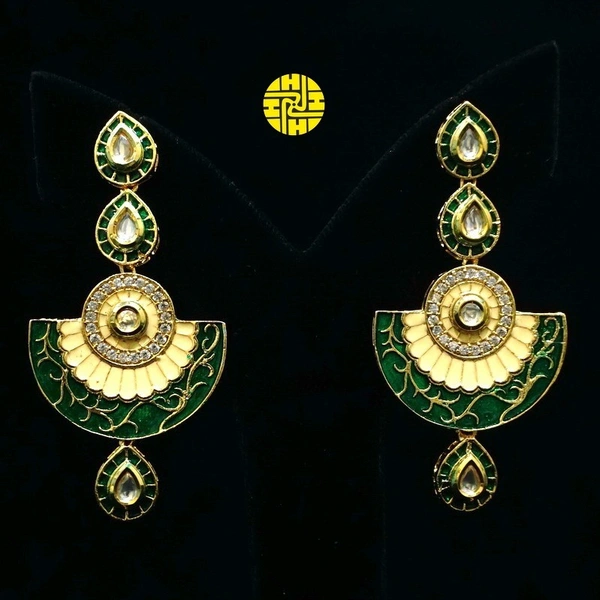 Designer Long Pearl Earrings Hje 341