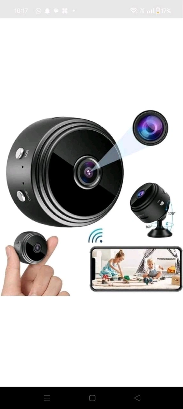 WiFi HD Wireless Portable Device Security Camera with Night Vision