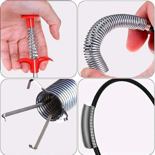 Drain Pipe Cleaning Spring Stick