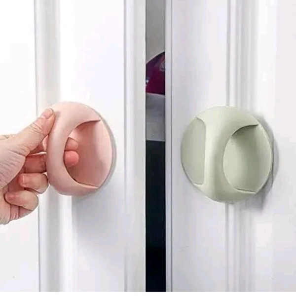 Self Adhesive Plastic Handles Peel and Stick Pull knob for Sliding Door