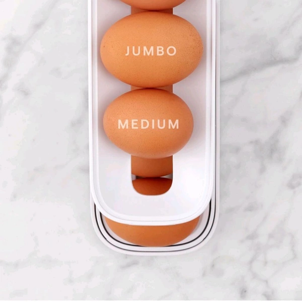 Automatic Rolling Plastic Egg Dispenser Holder