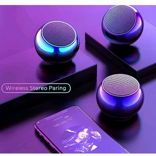Ultra Mini Wireless Bluetooth Speaker with Heavy Metal 