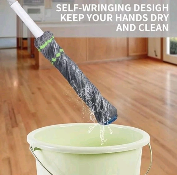 2 in 1 Dehydrated Floor Cleaning Mop || Self-Wringing Floor Mop || 360 Rotatable Adjustable Cleaning Mop