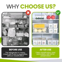 Food Storage Box With Lid and 6 Compartments