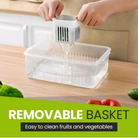 Food Storage Box With Lid and 6 Compartments