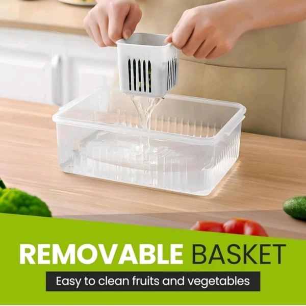 Food Storage Box With Lid and 6 Compartments