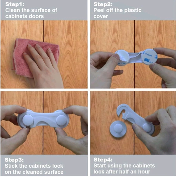 Cabinet Door, Fridge Locks for Baby Safety Proofing
