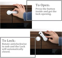 Cabinet Door, Fridge Locks for Baby Safety Proofing