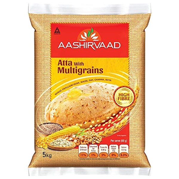 Aashirvaad Multigrain Atta  - 5KG