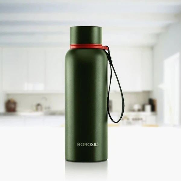 Borosil Trek Flask - Green