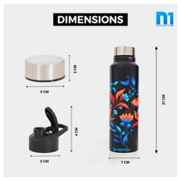 Stainless Steel Water Bottle (304-Food Grade) - 1, Plain Steel