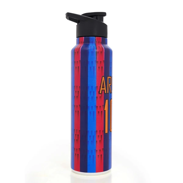 Customised Stainless Steel Water Bottle -Blue Football (304 Food Grade)