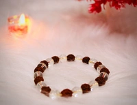 Rudraksha Crystal Bracelet