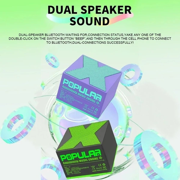 X1 Premium Quality Mini Speaker  - Blue