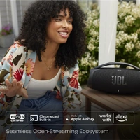 JBL Boombox3 WiFi, Deep Bass, 24H Playtime,BuiltIn Powerbank, IP67, Alexa 180 W Bluetooth Speaker  (Black, Stereo Channel) - Black