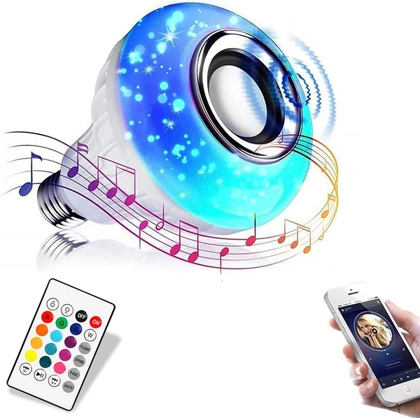 Dj Smart Music Bulb with Bluetooth Speaker