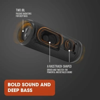 JBL Flip 6 - Portable Bluetooth Speaker, Powerful Sound and deep bass, IPX7 Waterproof, 12 Hours of Playtime, PartyBoost for Multiple Speaker Pairing for Home, Outdoor and Travel - Black