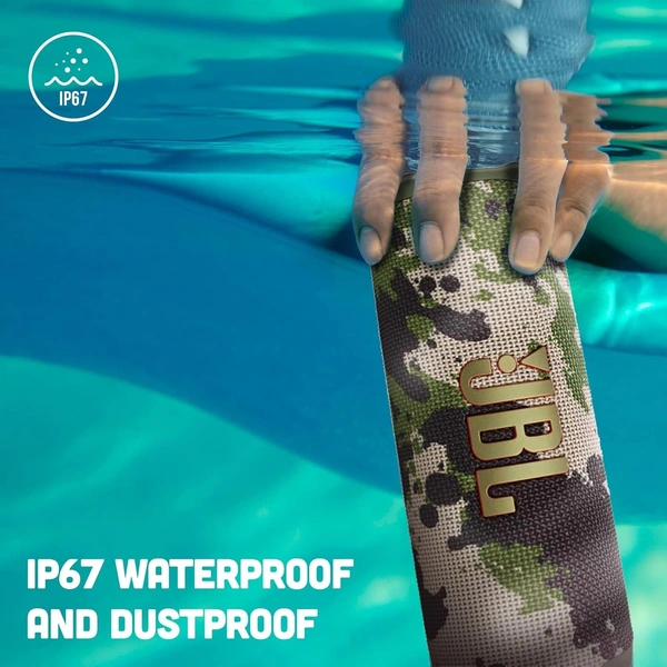 JBL Flip 6 - Portable Bluetooth Speaker, Powerful Sound and deep bass, IPX7 Waterproof, 12 Hours of Playtime, PartyBoost for Multiple Speaker Pairing for Home, Outdoor and Travel - Combo