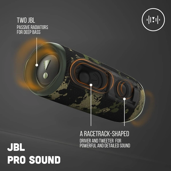 JBL Flip 6 - Portable Bluetooth Speaker, Powerful Sound and deep bass, IPX7 Waterproof, 12 Hours of Playtime, PartyBoost for Multiple Speaker Pairing for Home, Outdoor and Travel - Combo