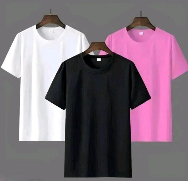 Combo Set Of Three 3 Best Quality Tops  - Pink Flamingo, M