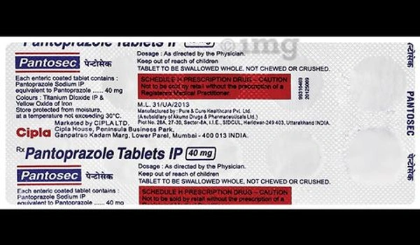 Pantosec 40 Mg 