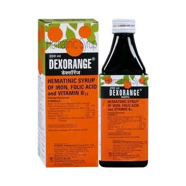 Dexorange Hematinic Syrup with Iron, Folic Acid & Vitamin B12